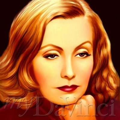 Greta Garbo Pop Art Print - myDaVinci